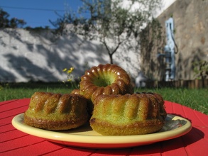 Financier à la Pistache