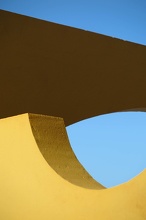 Géométrie Jaune & Bleu