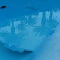 Reflet dans la piscine de César Manrique