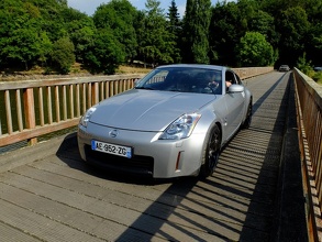 350Z on the Wooden Bridge