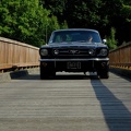 Mustang 1965 on the Wooden Bridge