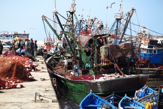 Bateau de Pêche dans le port d'Essaouira