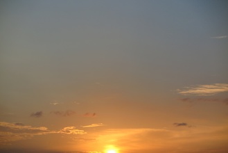 Soft Blue Sunset